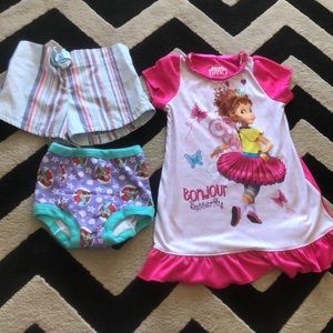 3T Disney Clothing Lot Fancy Nancy Ariel